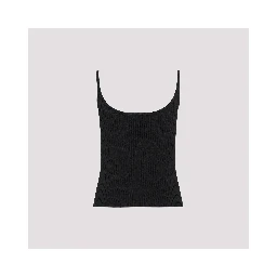 Courreges Rib Knit Tank Top