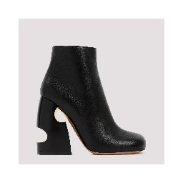 Off White Pop Bulky Nappa Ankle Boot