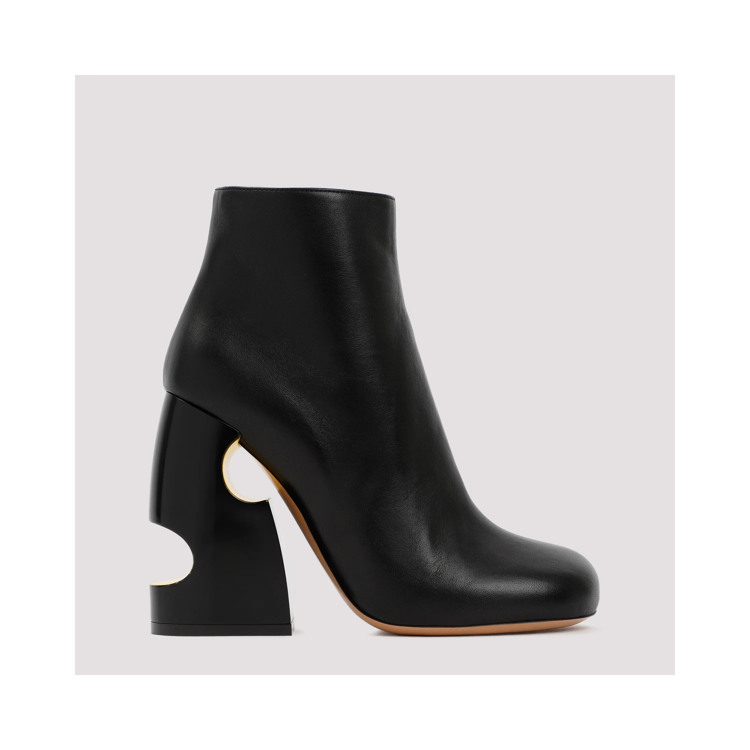 Off White Pop Bulky Nappa Ankle Boot