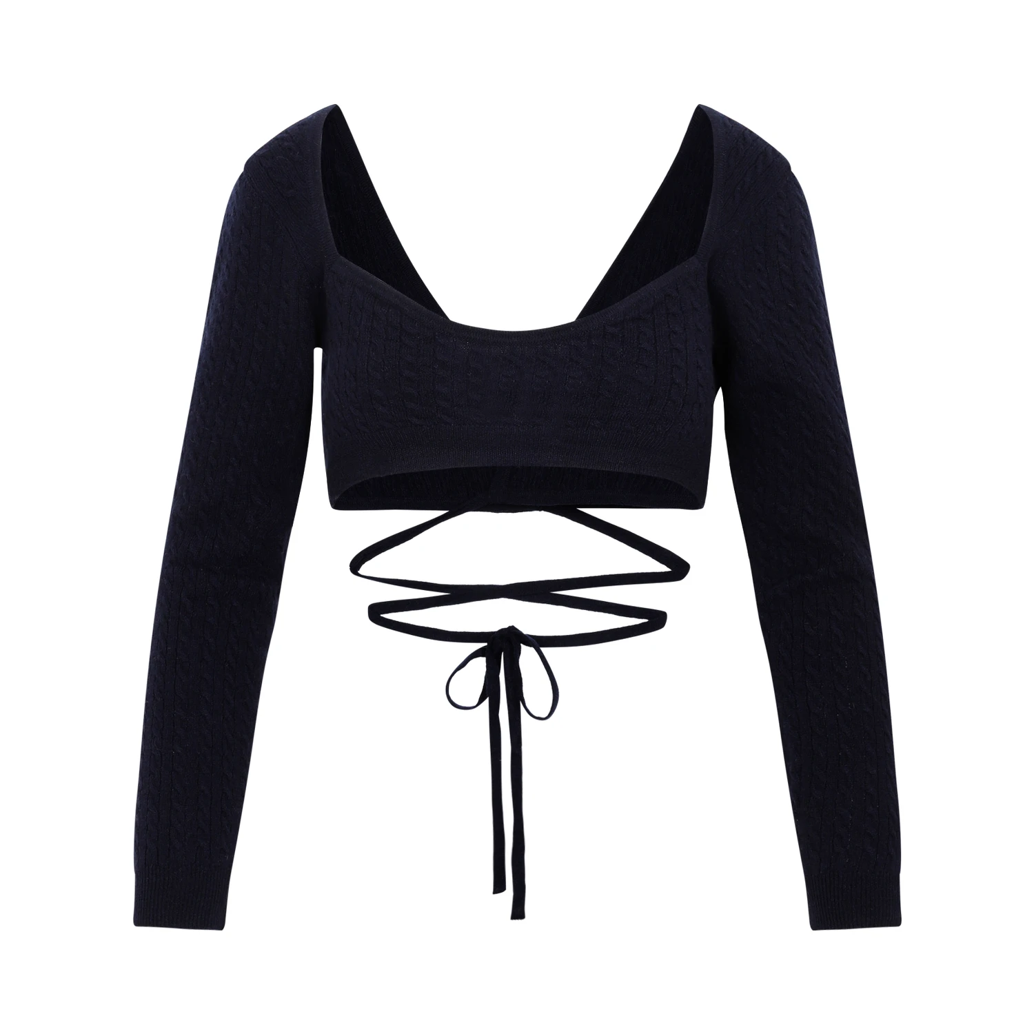 Patou Wrap Knitted Top