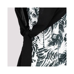 Bottega Veneta Printed Silk Long Dress