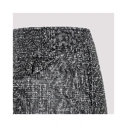 Bottega Veneta Printed Leather Midi Skirt