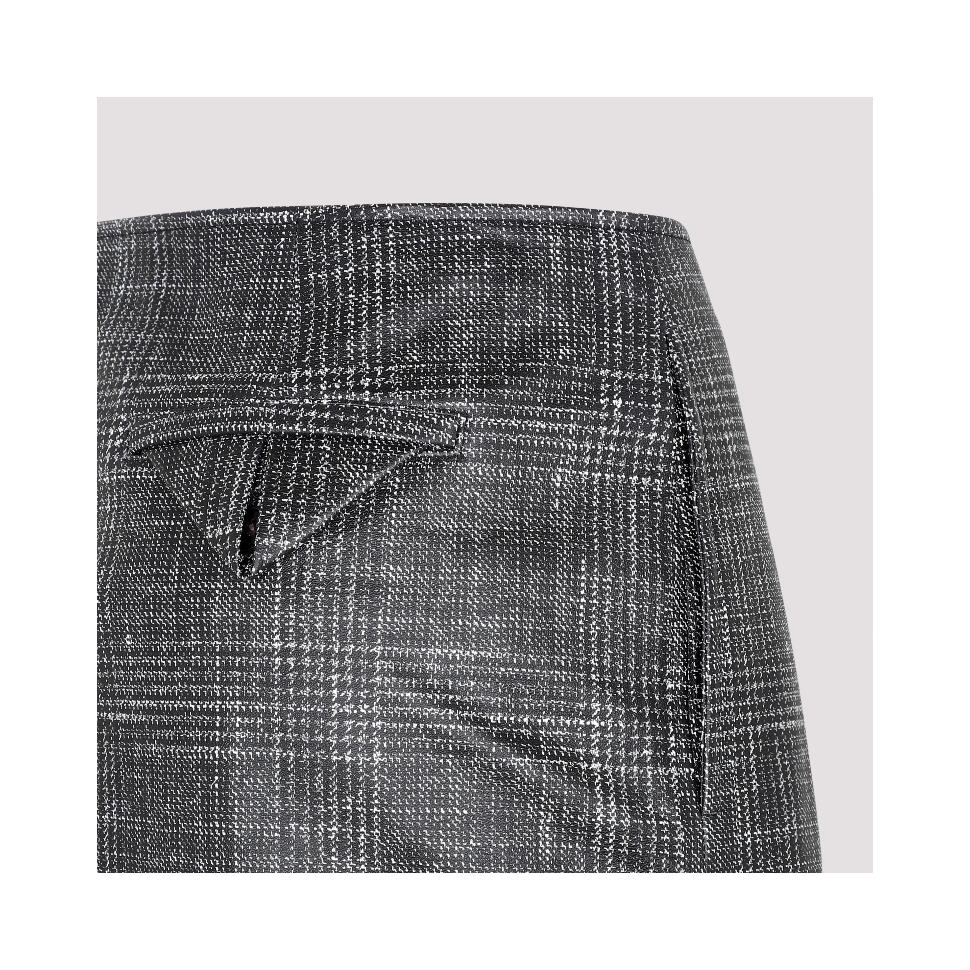 Bottega Veneta Printed Leather Midi Skirt