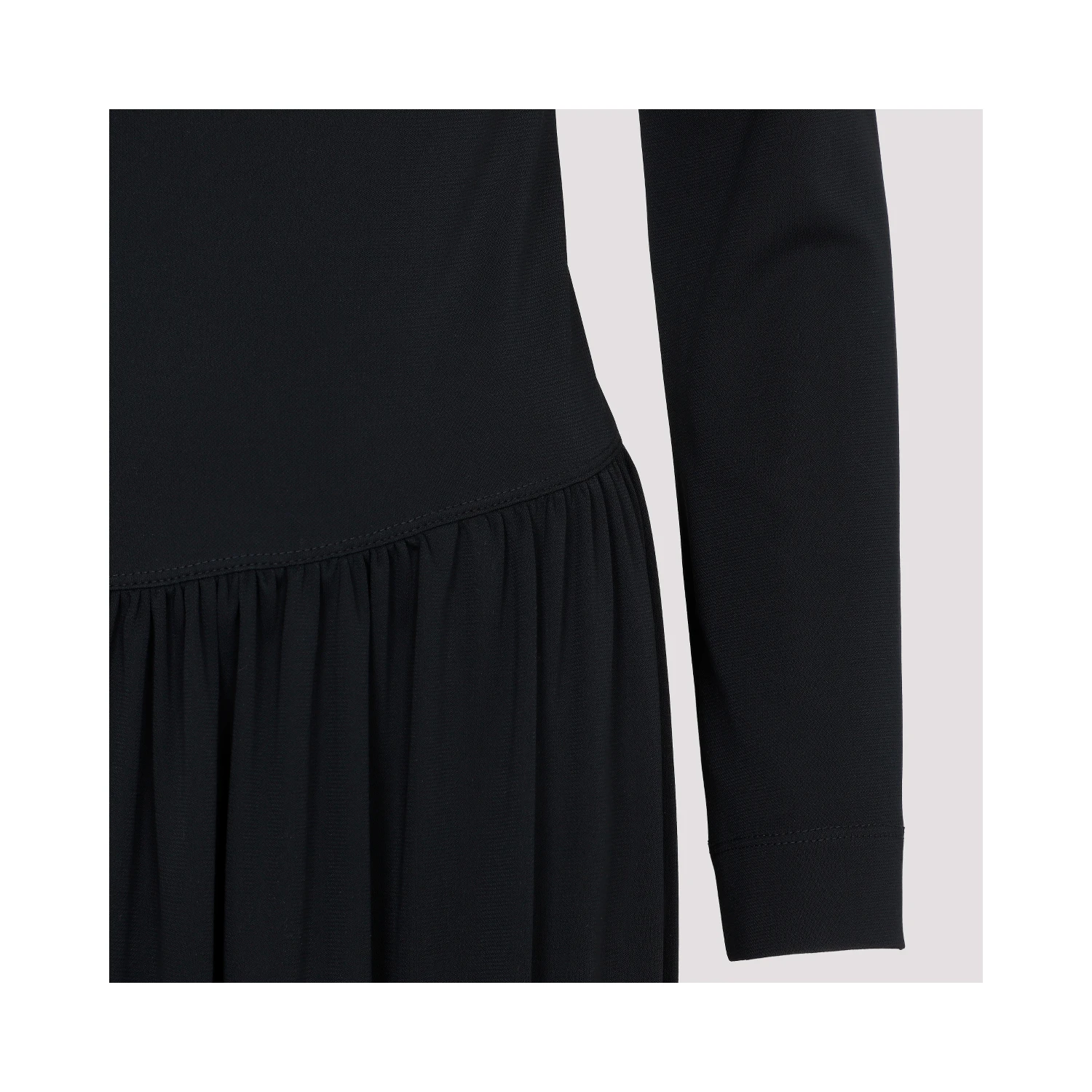 Lanvin LS Drape Midi Dress