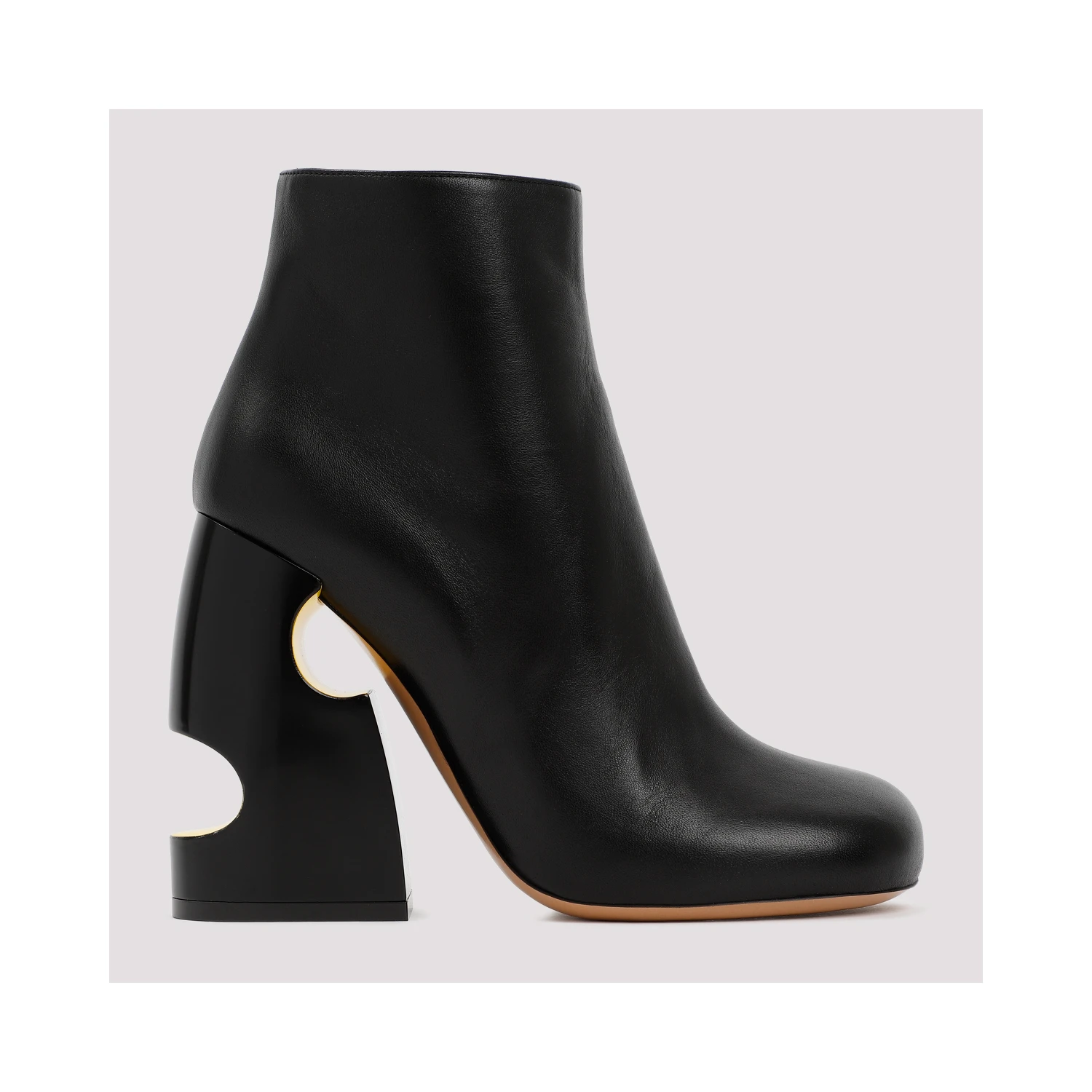 Off White Pop Bulky Nappa Ankle Boot