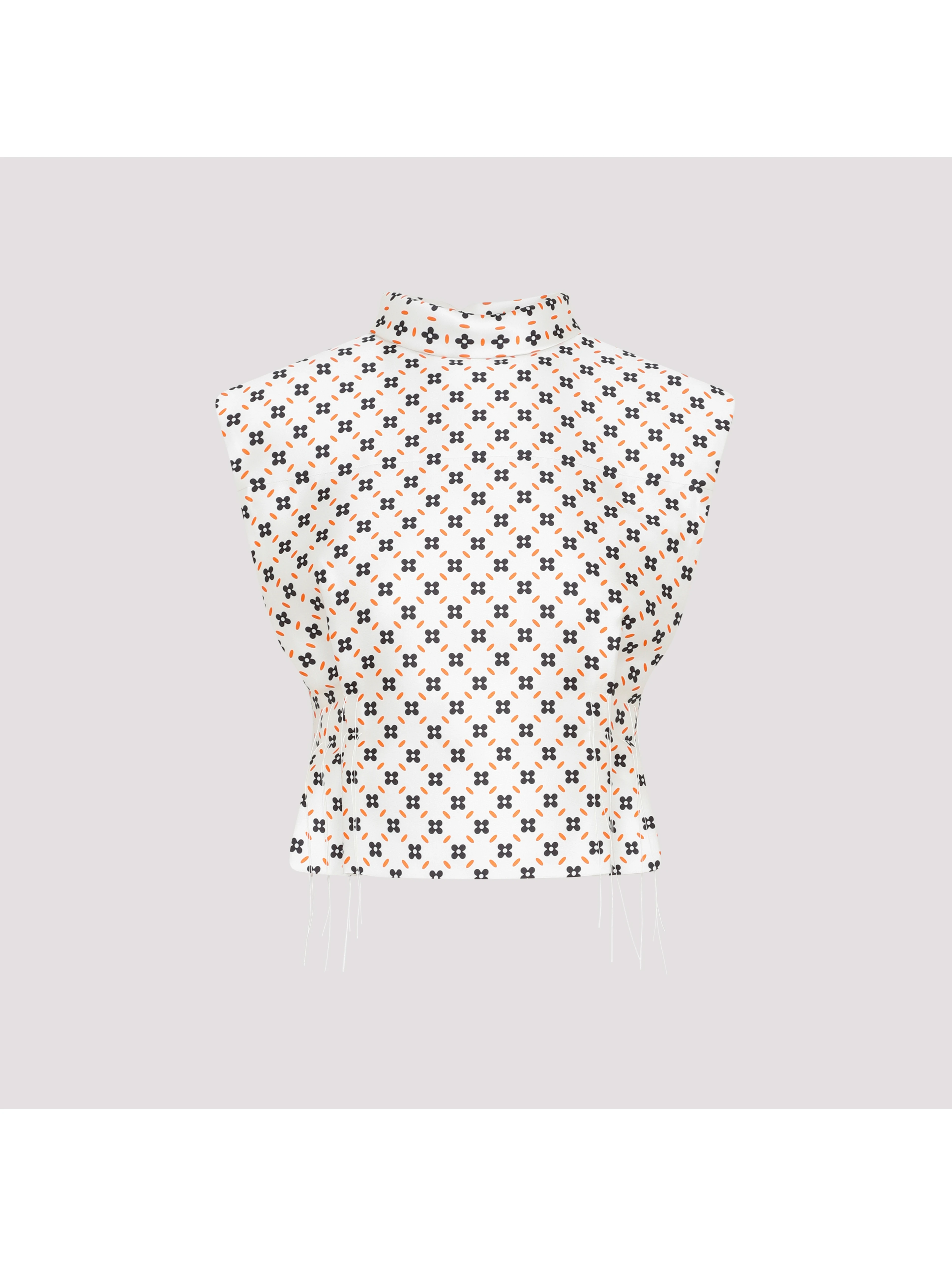 Lanvin Cropped Sleeveless Top