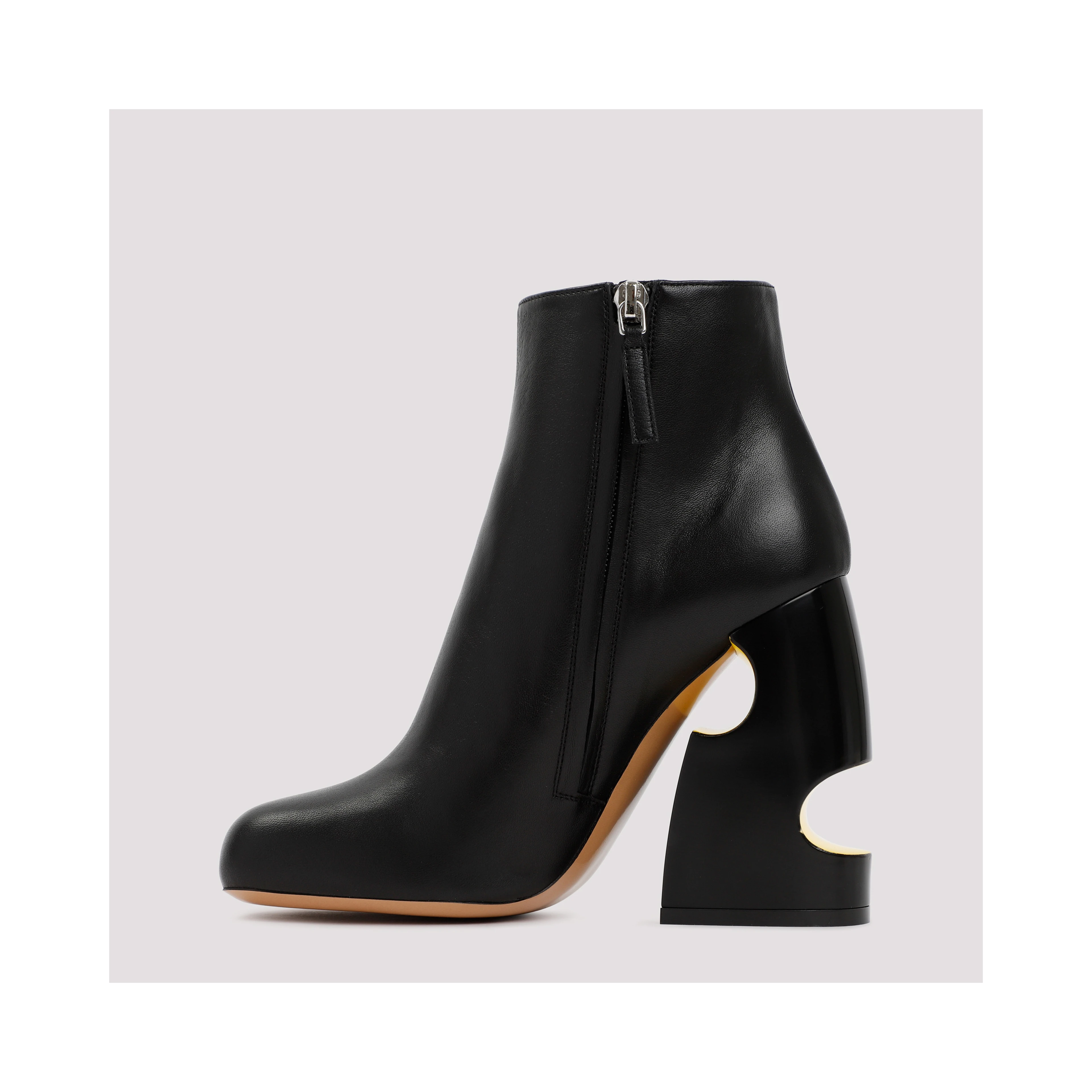 Off White Pop Bulky Nappa Ankle Boot