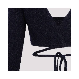 Patou Wrap Knitted Top
