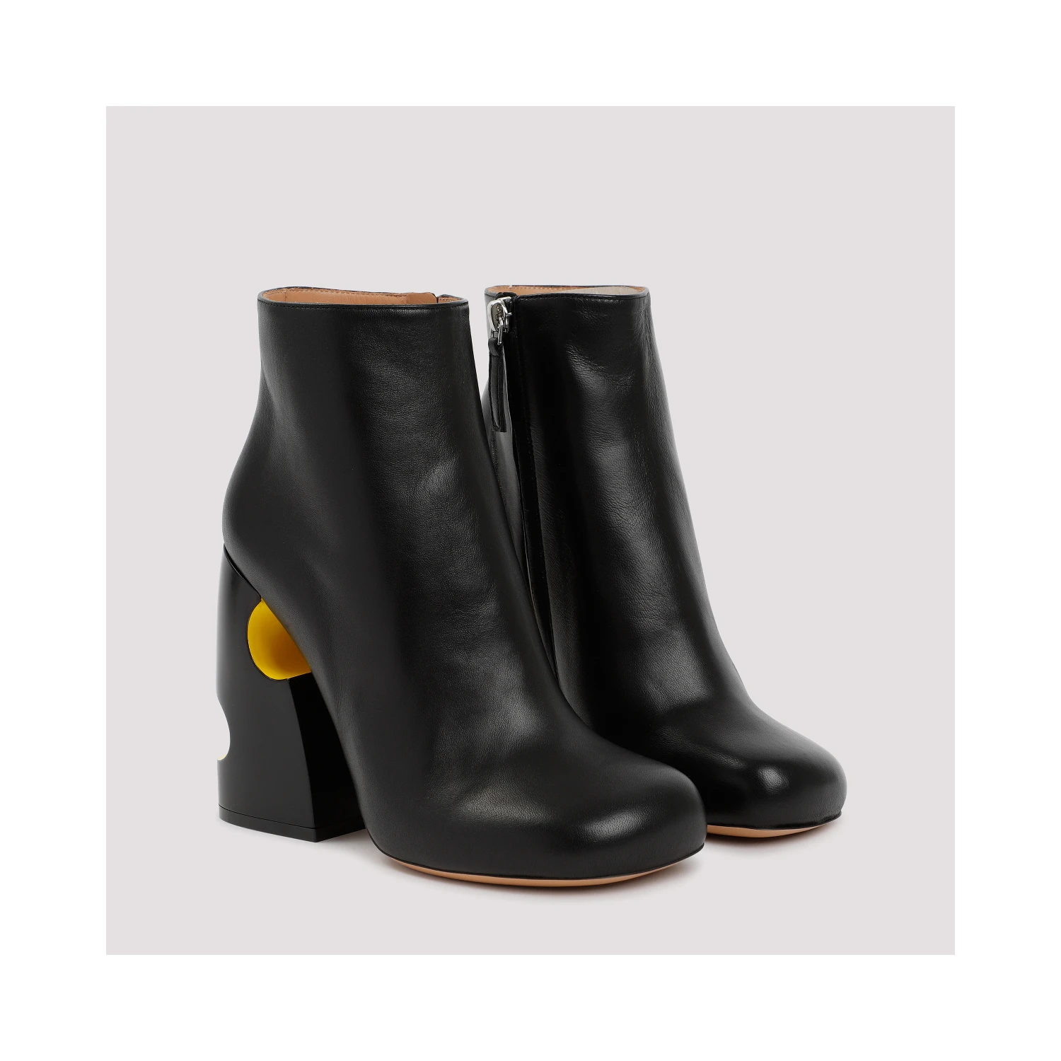 Off White Pop Bulky Nappa Ankle Boot