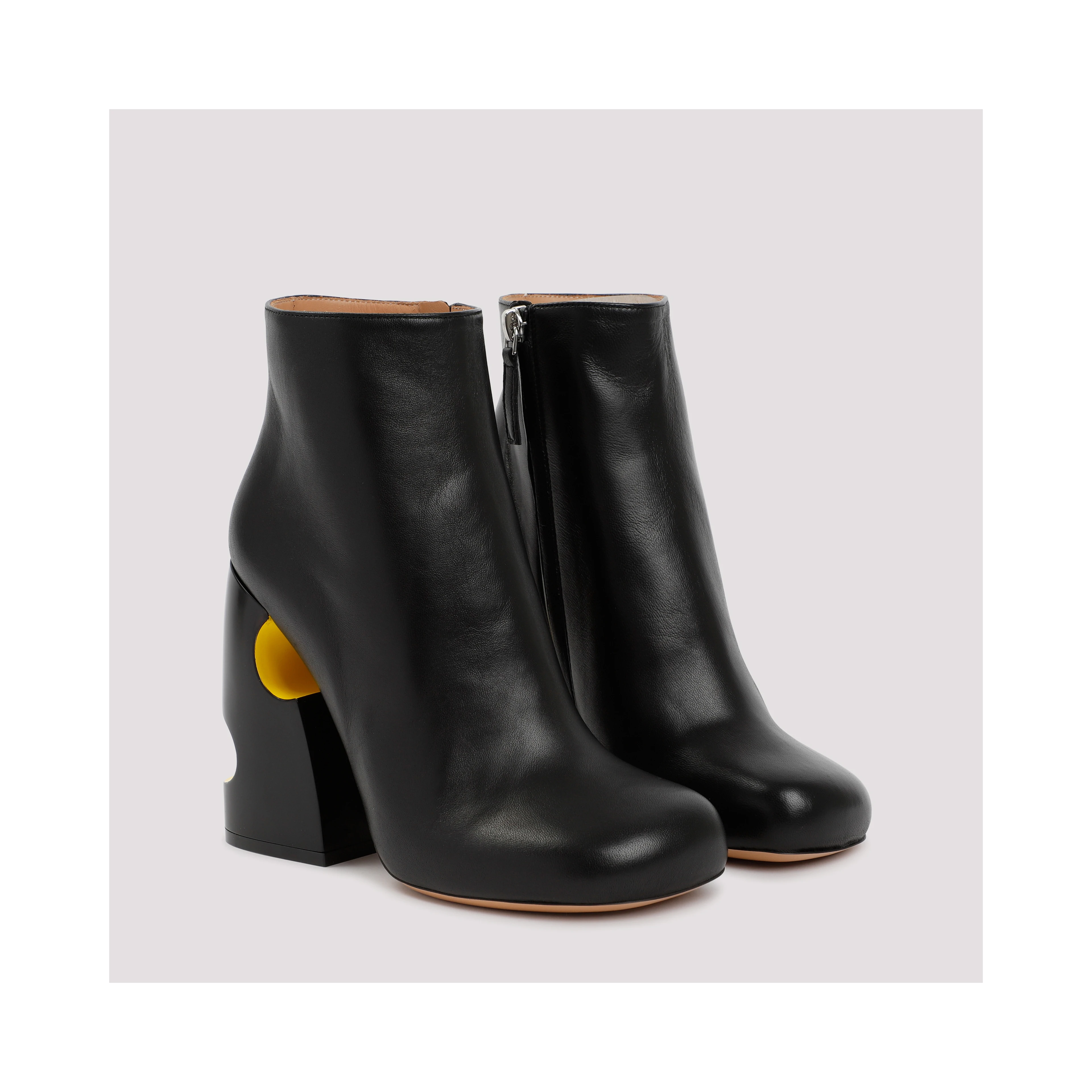 Off White Pop Bulky Nappa Ankle Boot