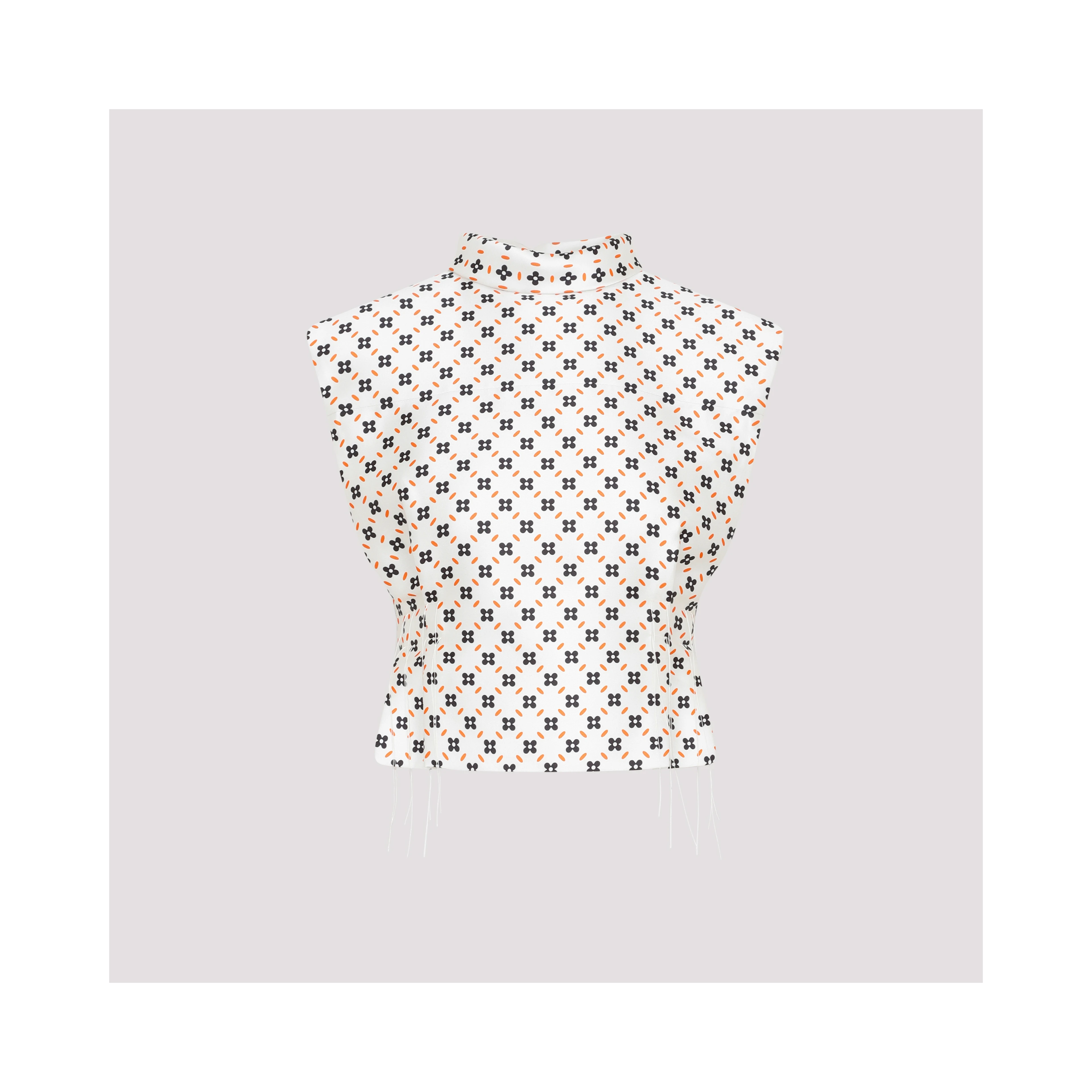 Lanvin Cropped Sleeveless Top