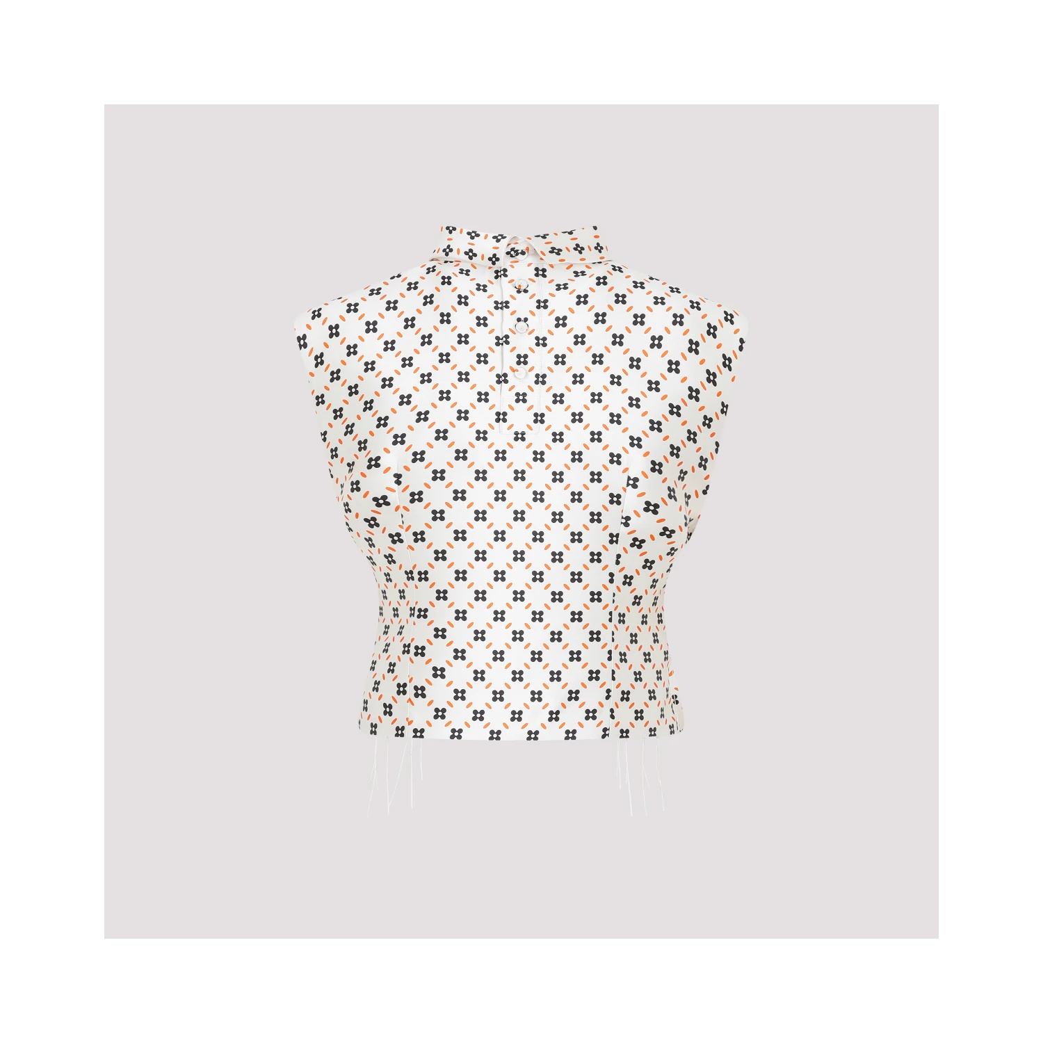 Lanvin Cropped Sleeveless Top