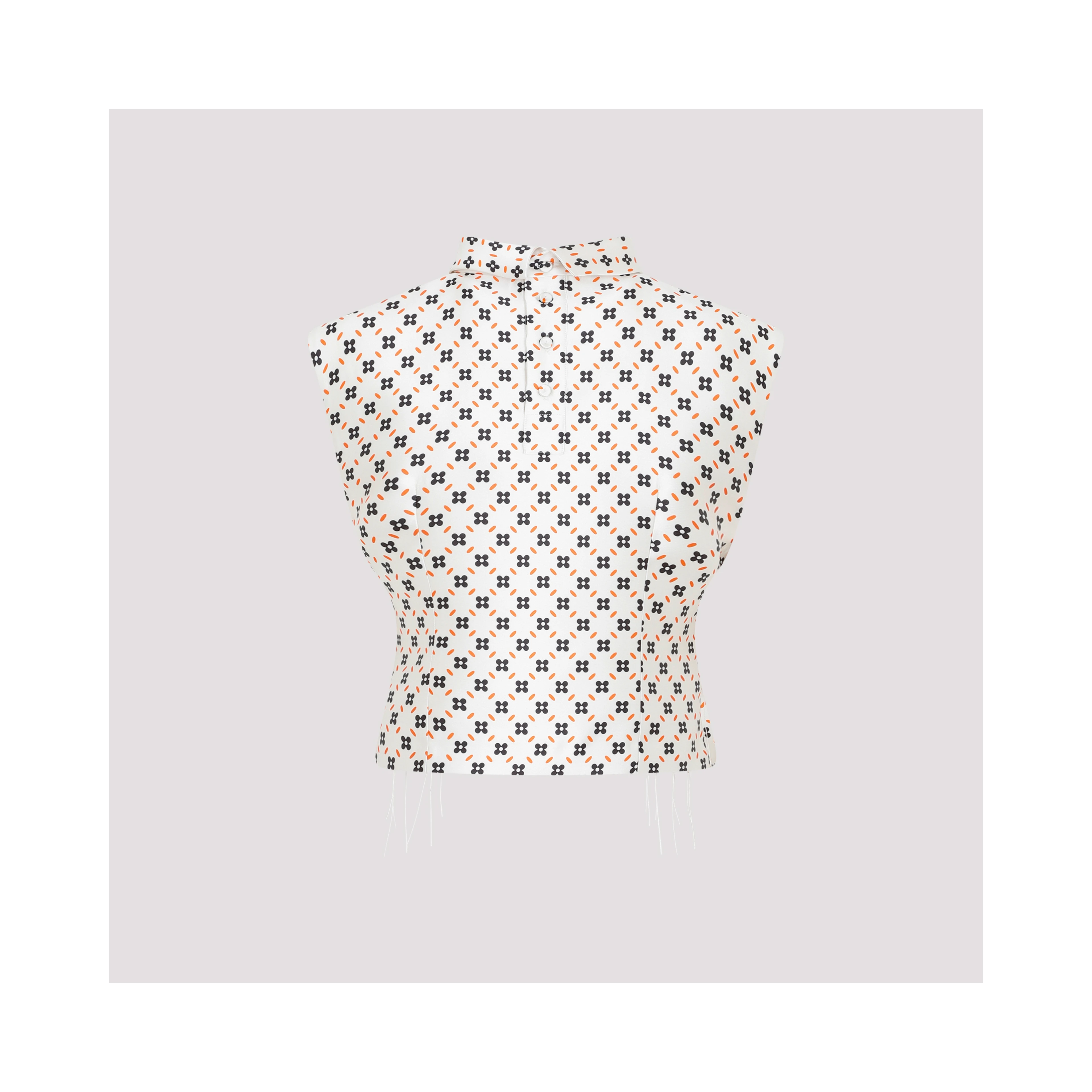 Lanvin Cropped Sleeveless Top