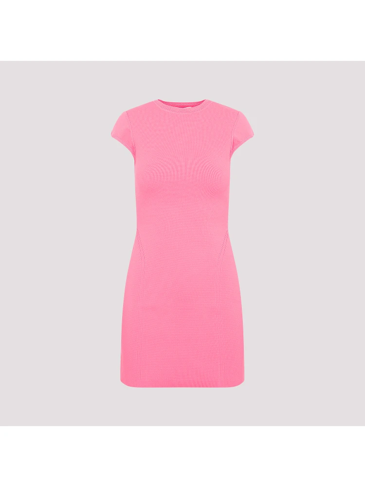 Victoria Beckham Cap Sleeve Fitted Mini Dress