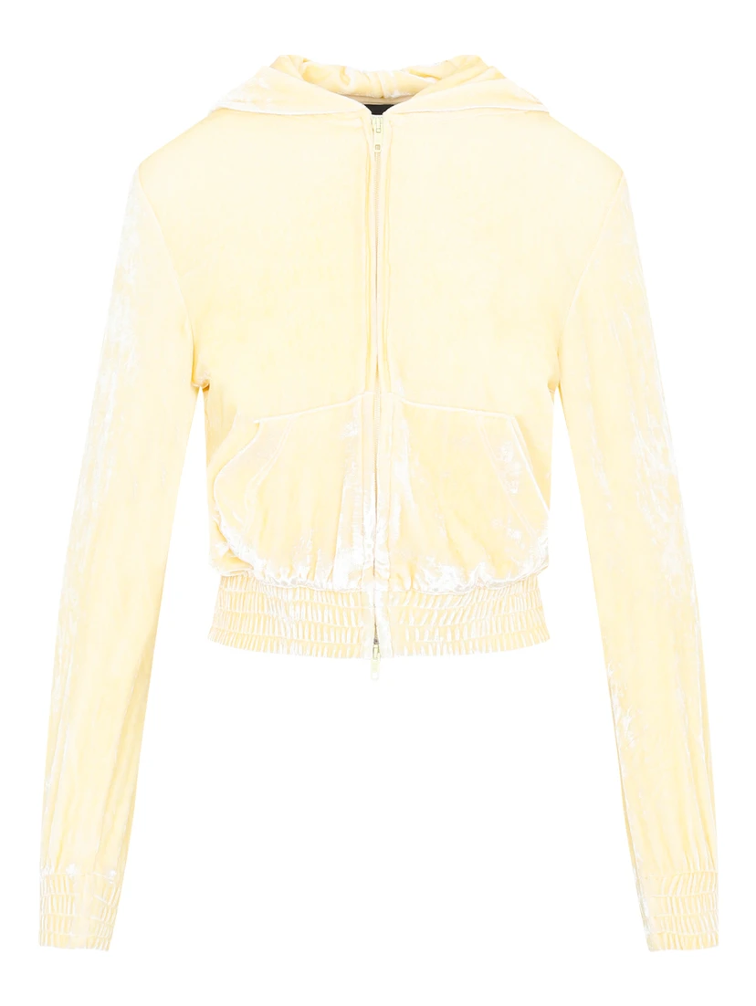 Balenciaga Fitted Zip-Up Hoodie
