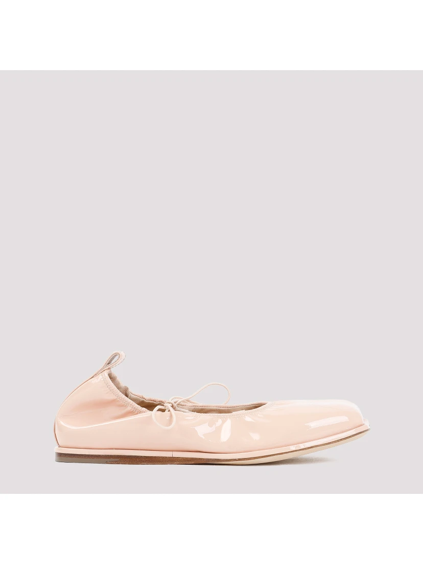 Simone Rocha Heart Toe Lace-Up Ballerina