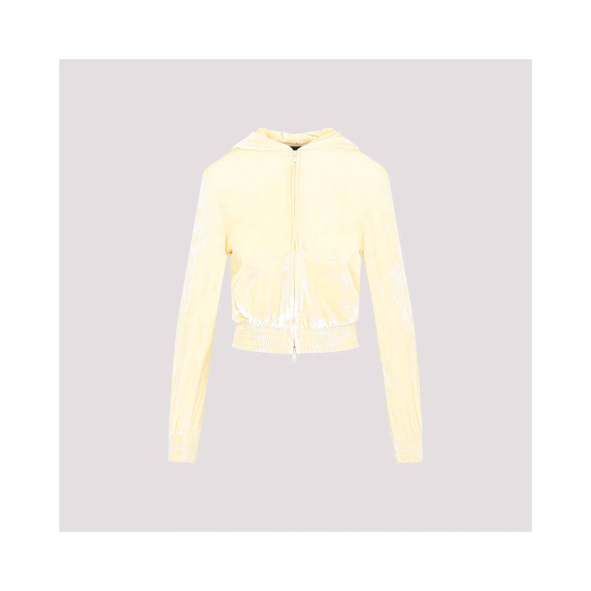Balenciaga Fitted Zip-Up Hoodie