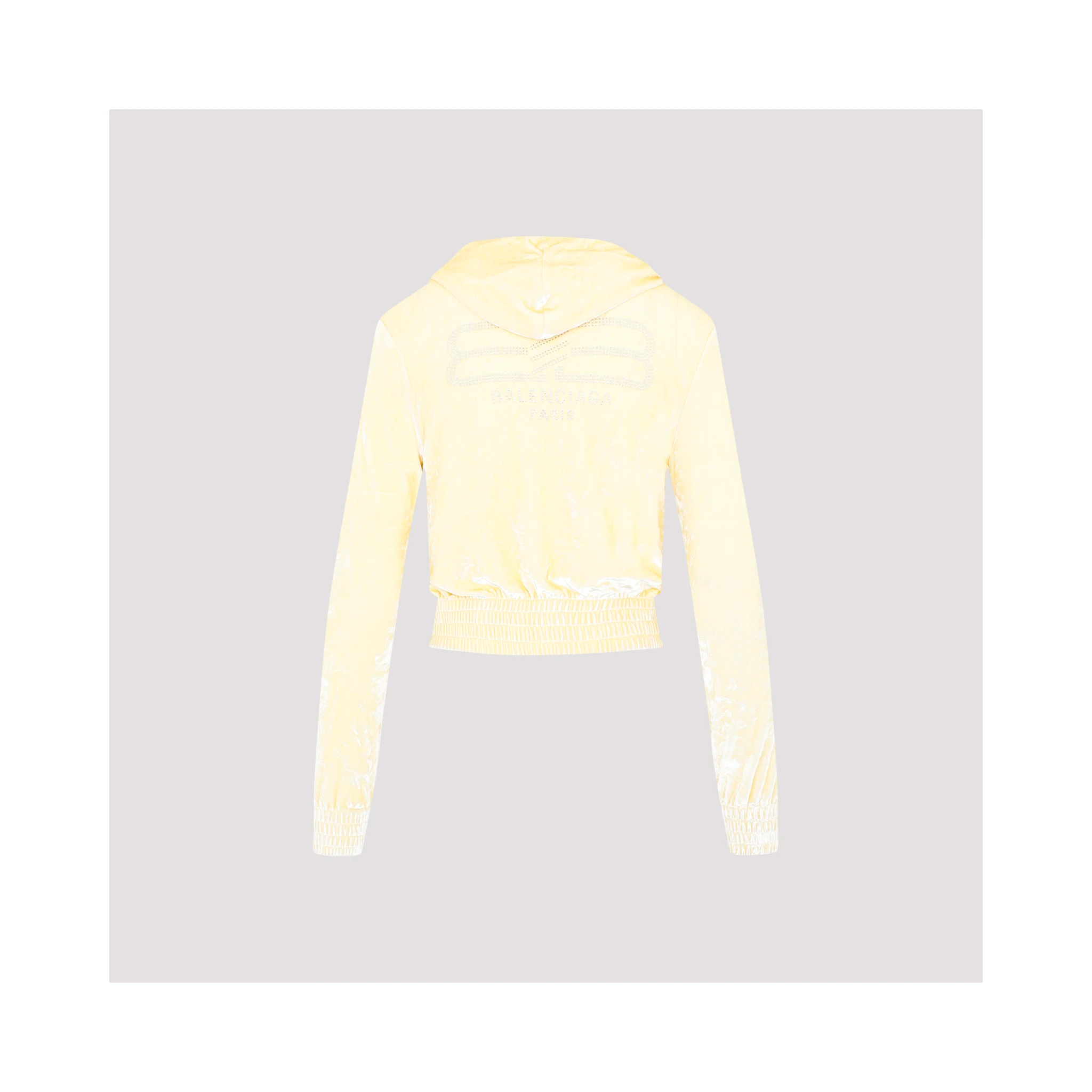 Balenciaga Fitted Zip-Up Hoodie