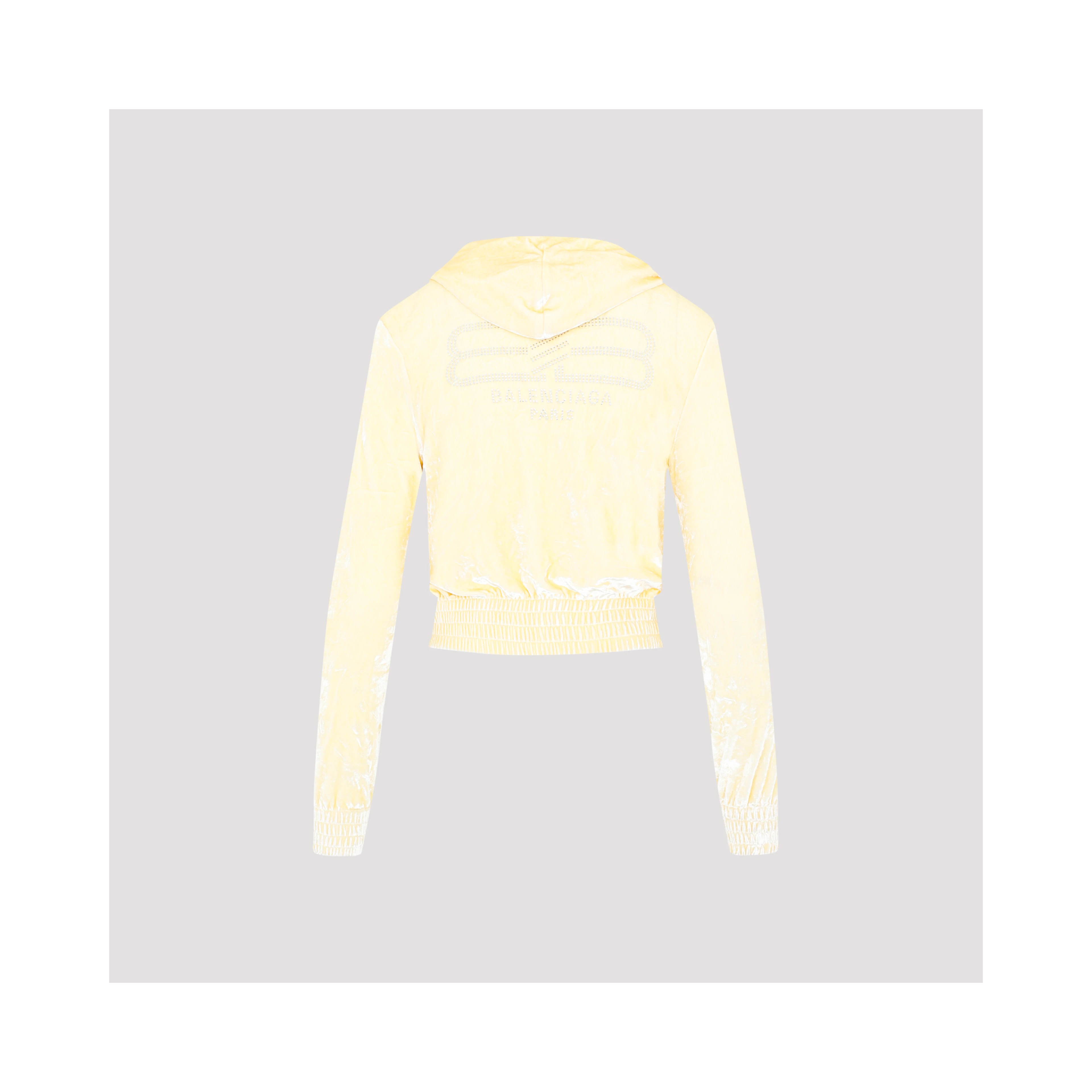 Balenciaga Fitted Zip-Up Hoodie