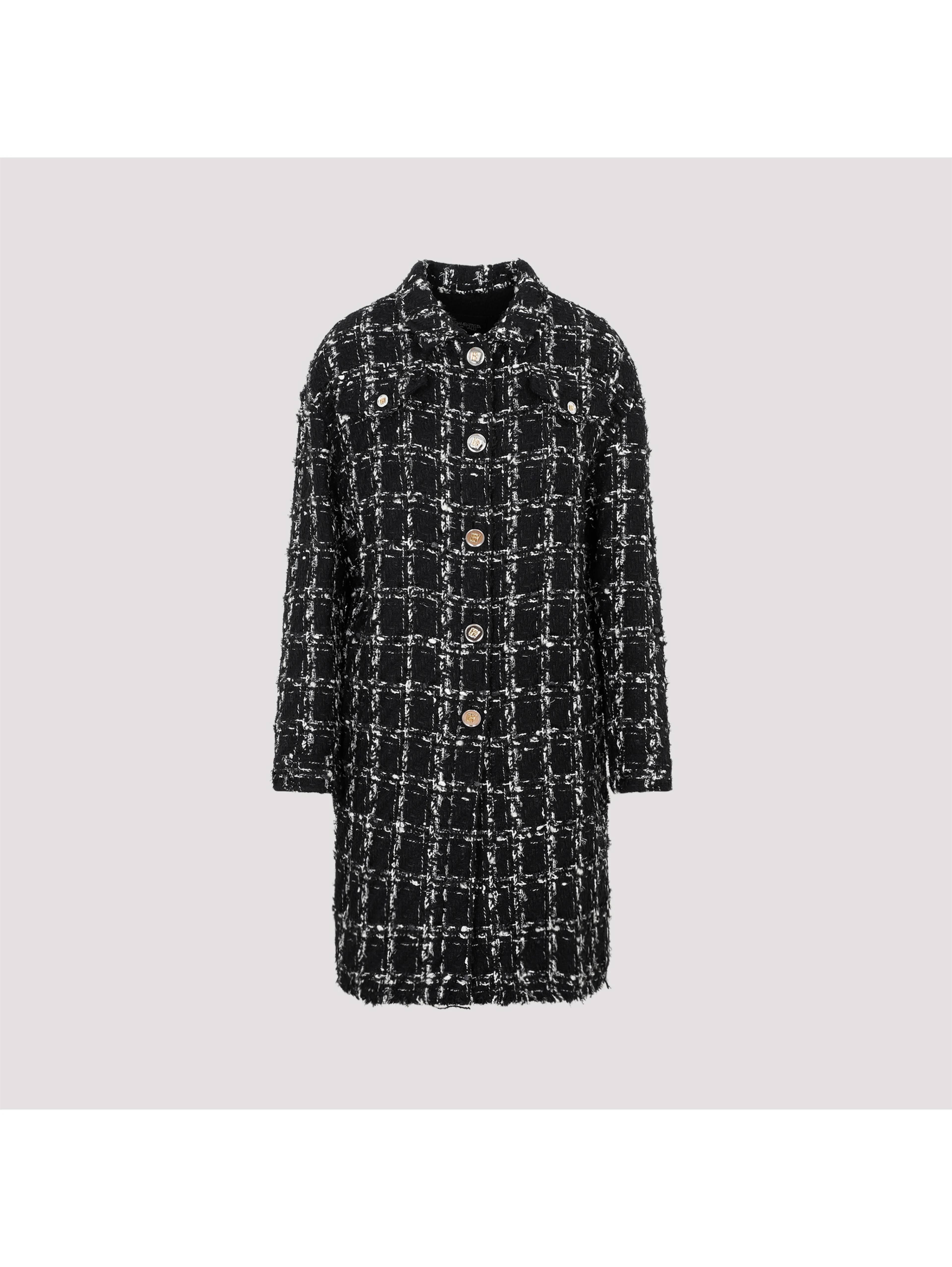 Giambattista Valli Checked bouclé Coat