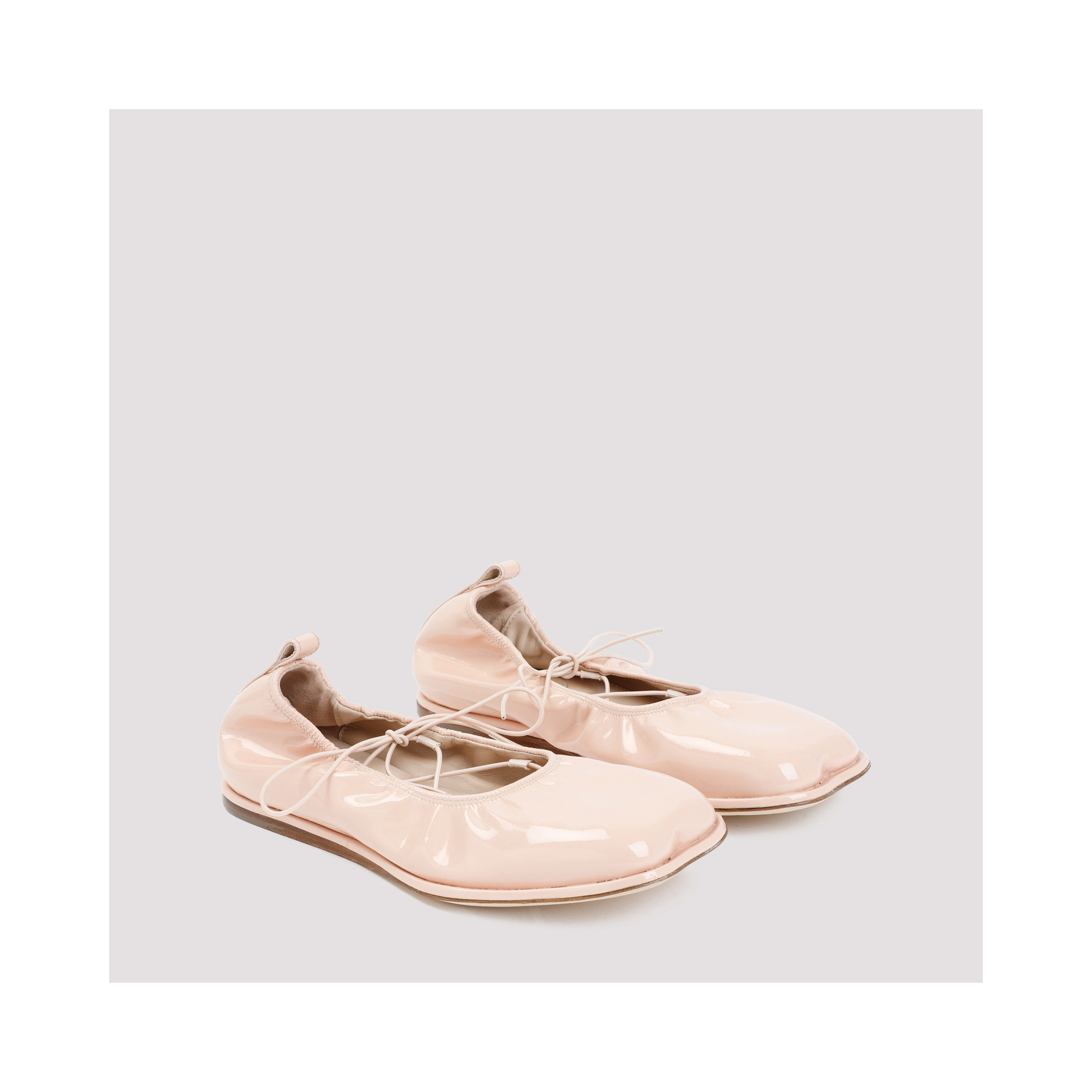 Simone Rocha Heart Toe Lace-Up Ballerina