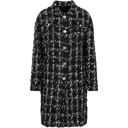 Giambattista Valli Checked bouclé Coat