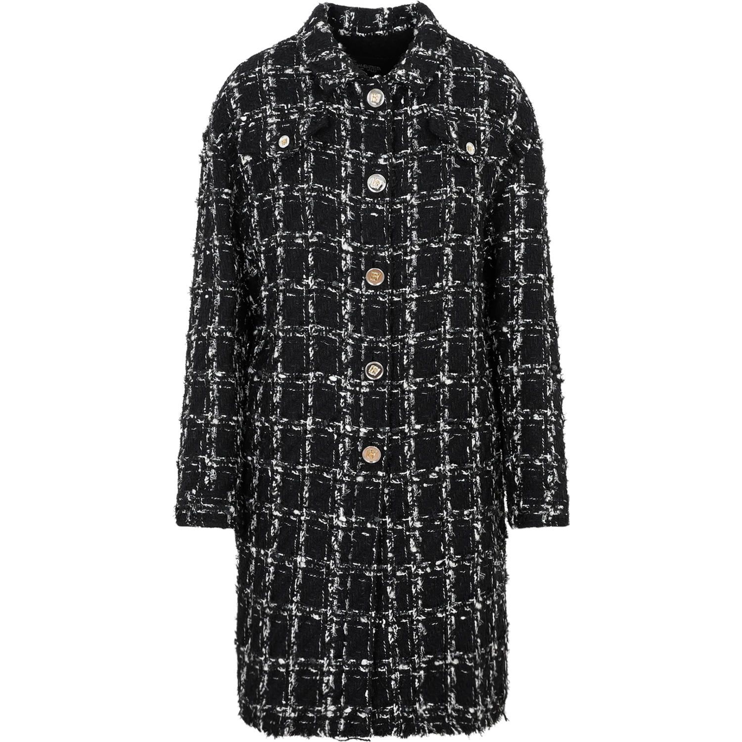 Giambattista Valli Checked bouclé Coat