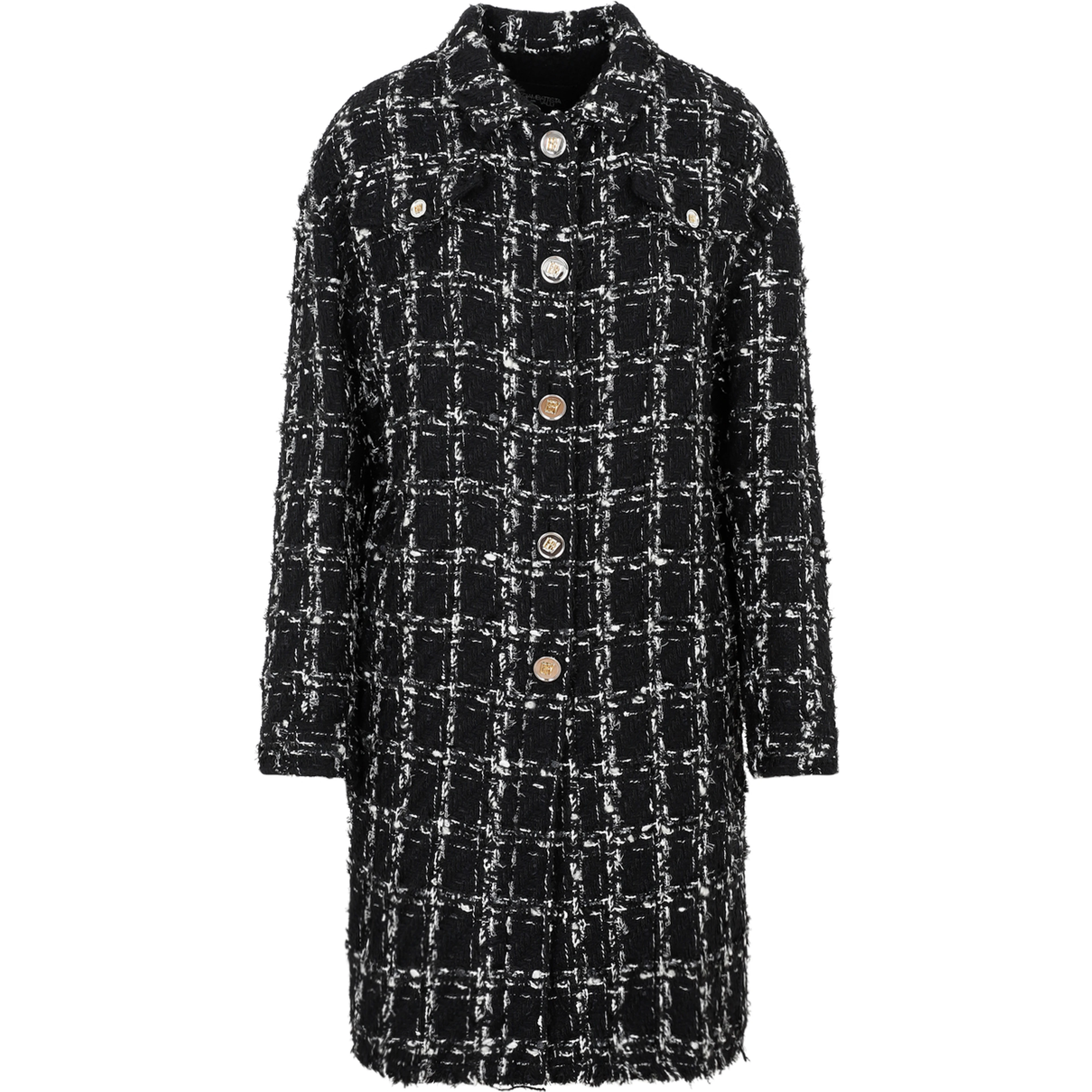 Giambattista Valli Checked bouclé Coat