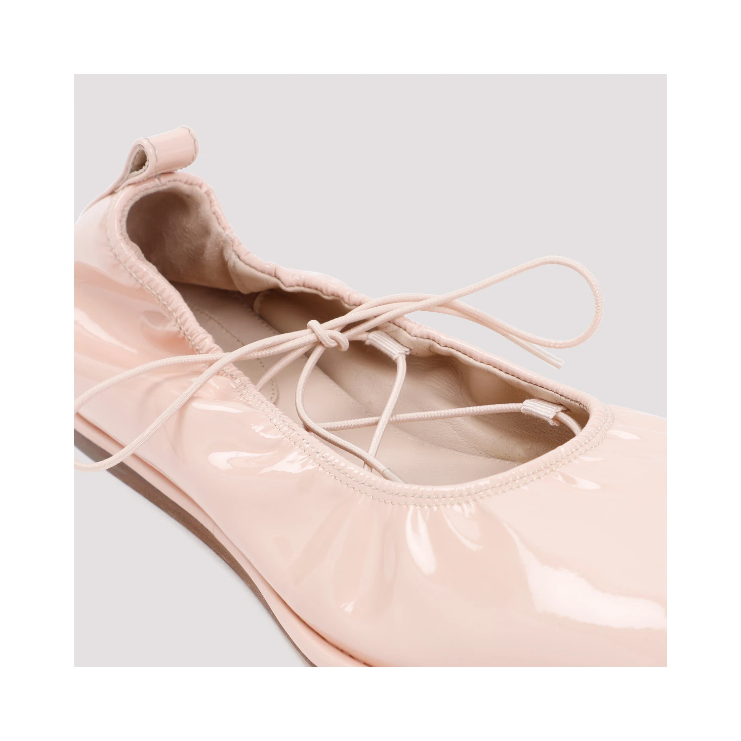 Simone Rocha Heart Toe Lace-Up Ballerina