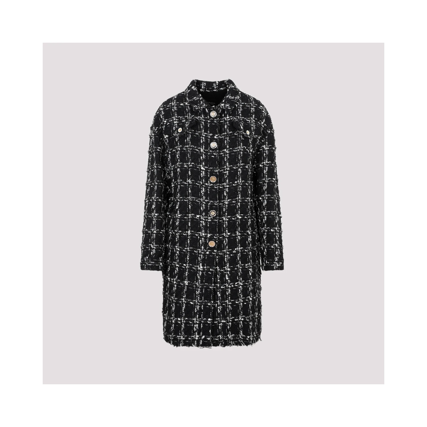 Giambattista Valli Checked bouclé Coat