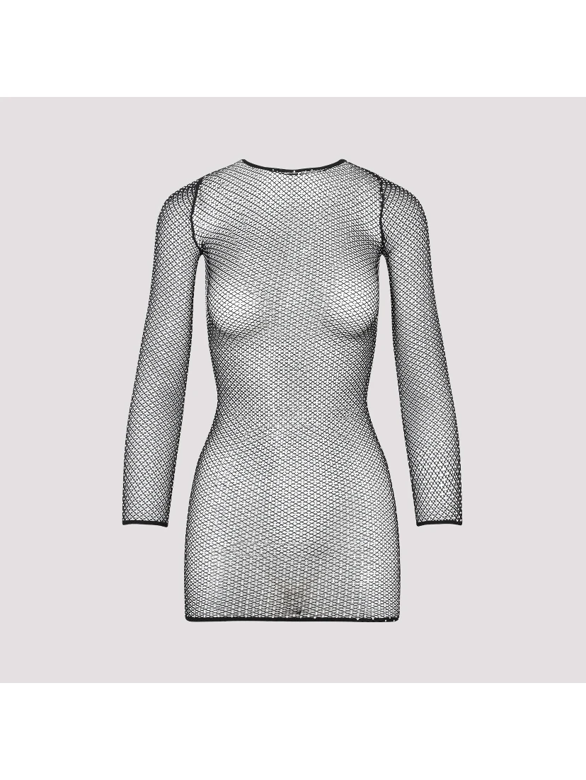 Balenciaga Crystal Mesh Mini Top