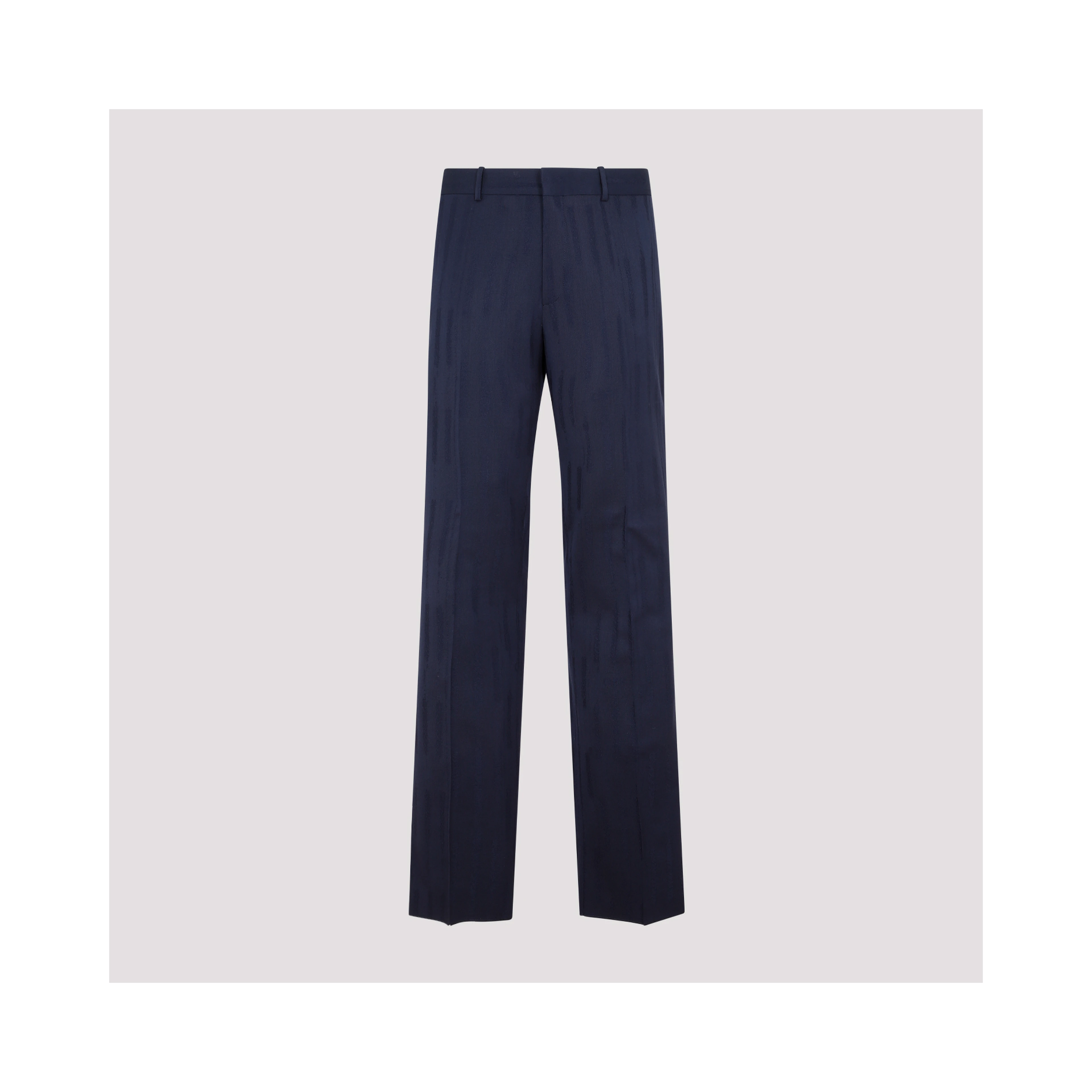 Off White Shibori Jacquard Slim Pant