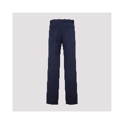 Off White Shibori Jacquard Slim Pant