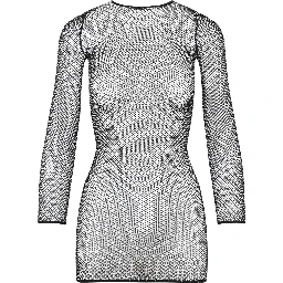 Balenciaga Crystal Mesh Mini Top