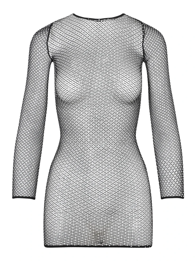 Balenciaga Crystal Mesh Mini Top