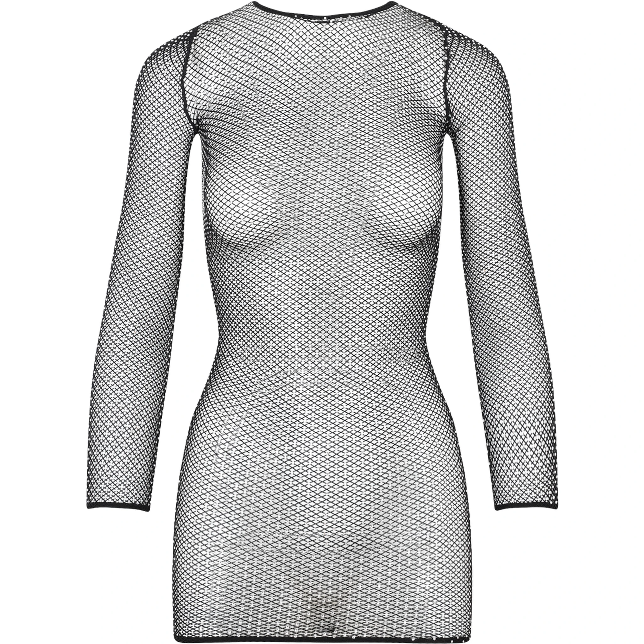 Balenciaga Crystal Mesh Mini Top
