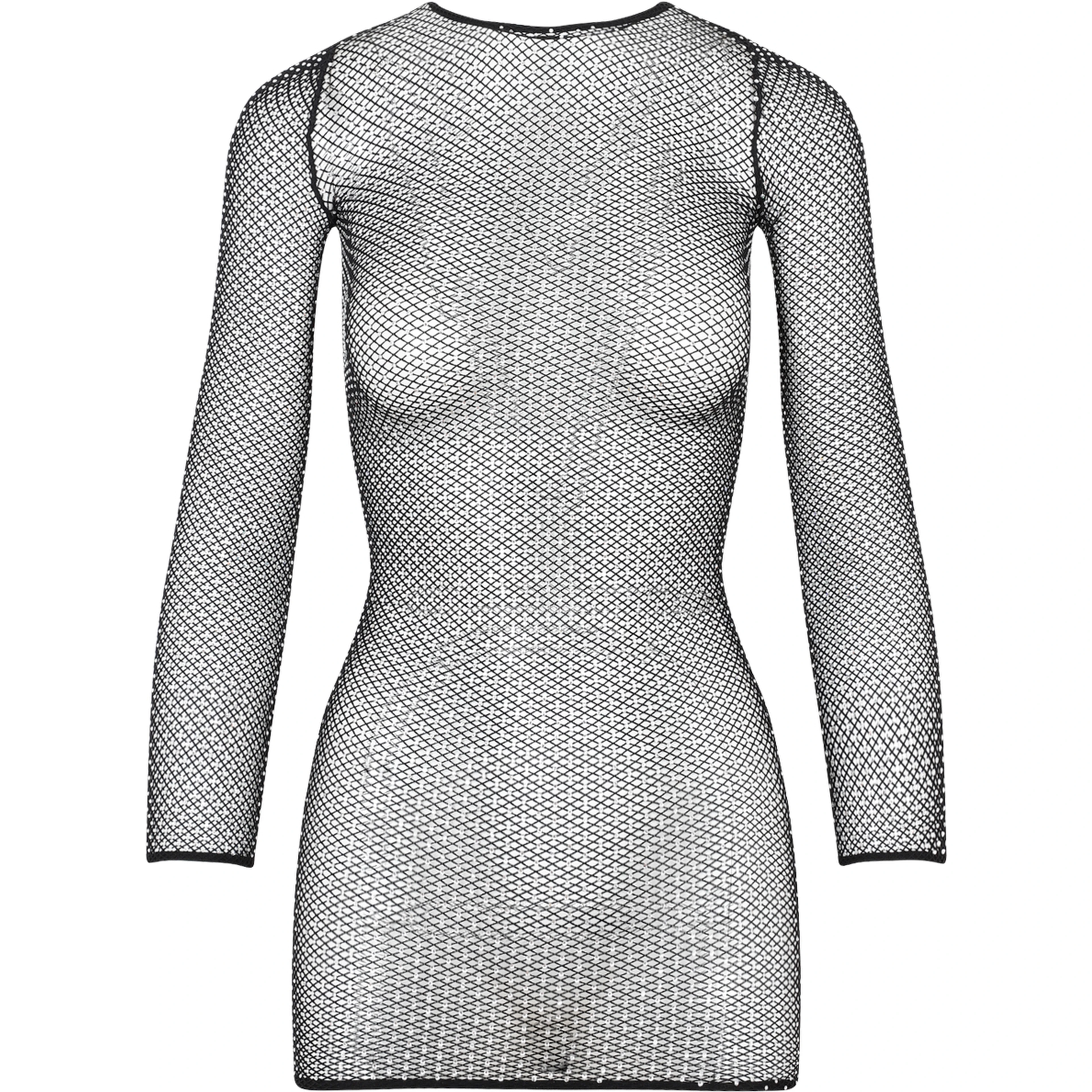 Balenciaga Crystal Mesh Mini Top