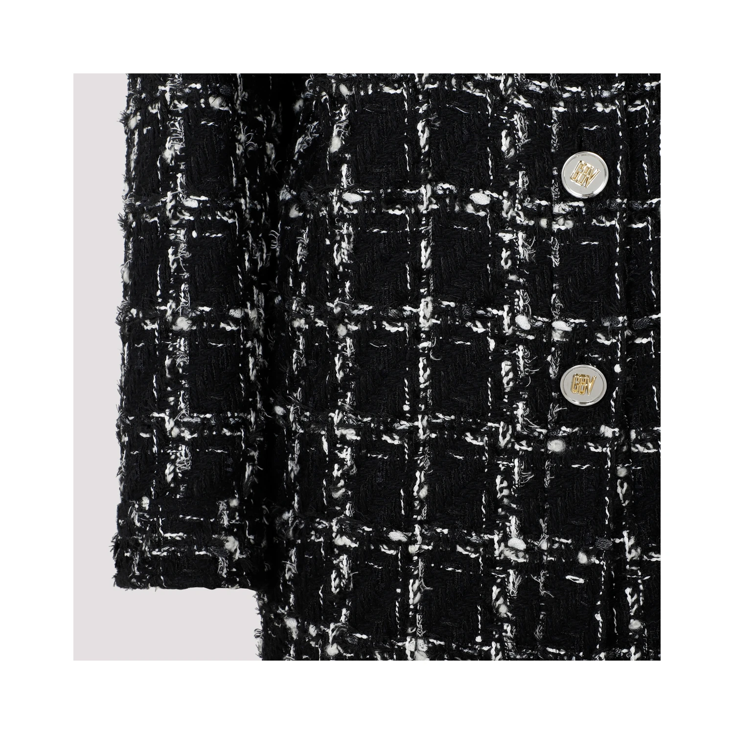 Giambattista Valli Checked bouclé Coat