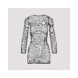 Balenciaga Crystal Mesh Mini Top