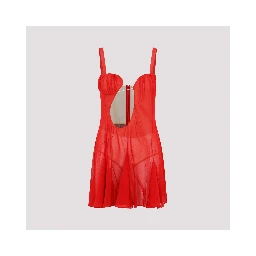 Nensi Dojaka Asymmetrical Panel Godet Mini Dress