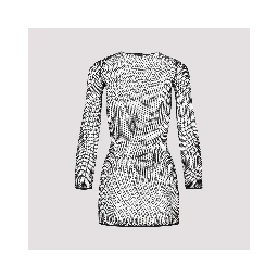 Balenciaga Crystal Mesh Mini Top