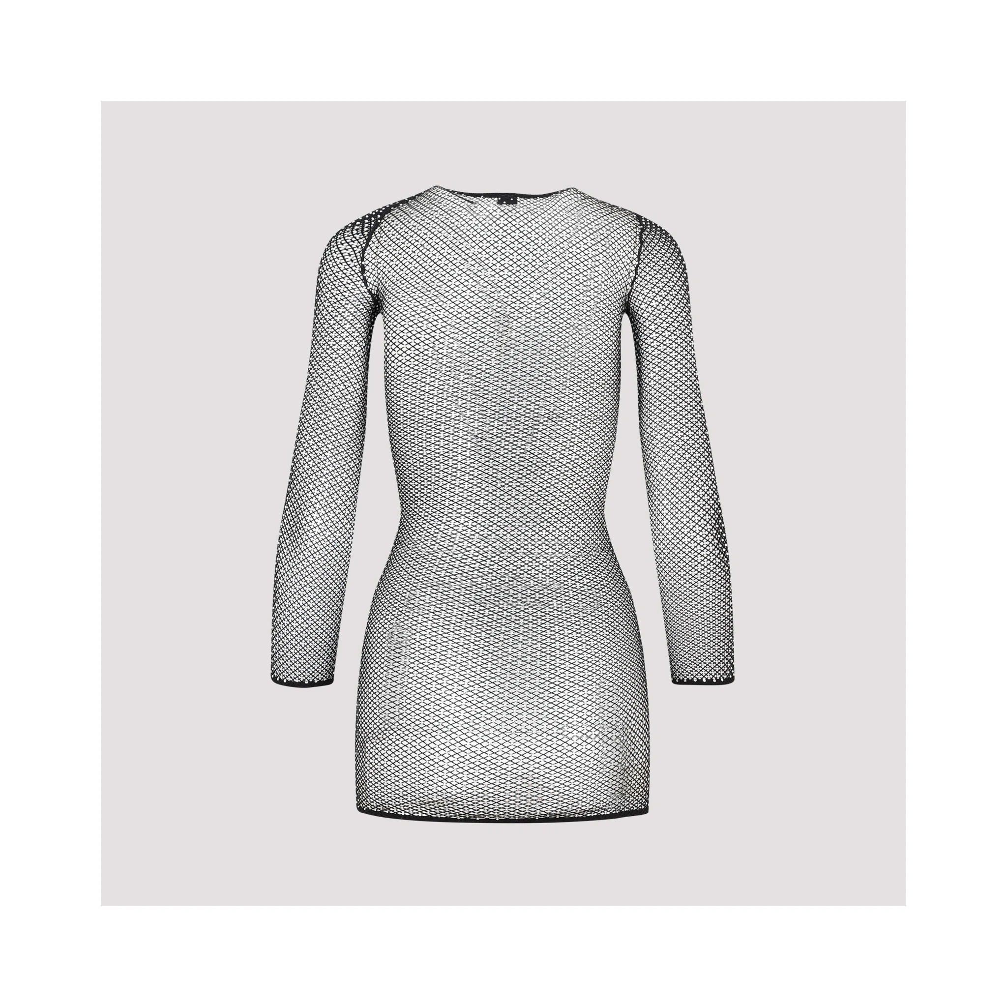 Balenciaga Crystal Mesh Mini Top