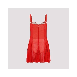 Nensi Dojaka Asymmetrical Panel Godet Mini Dress