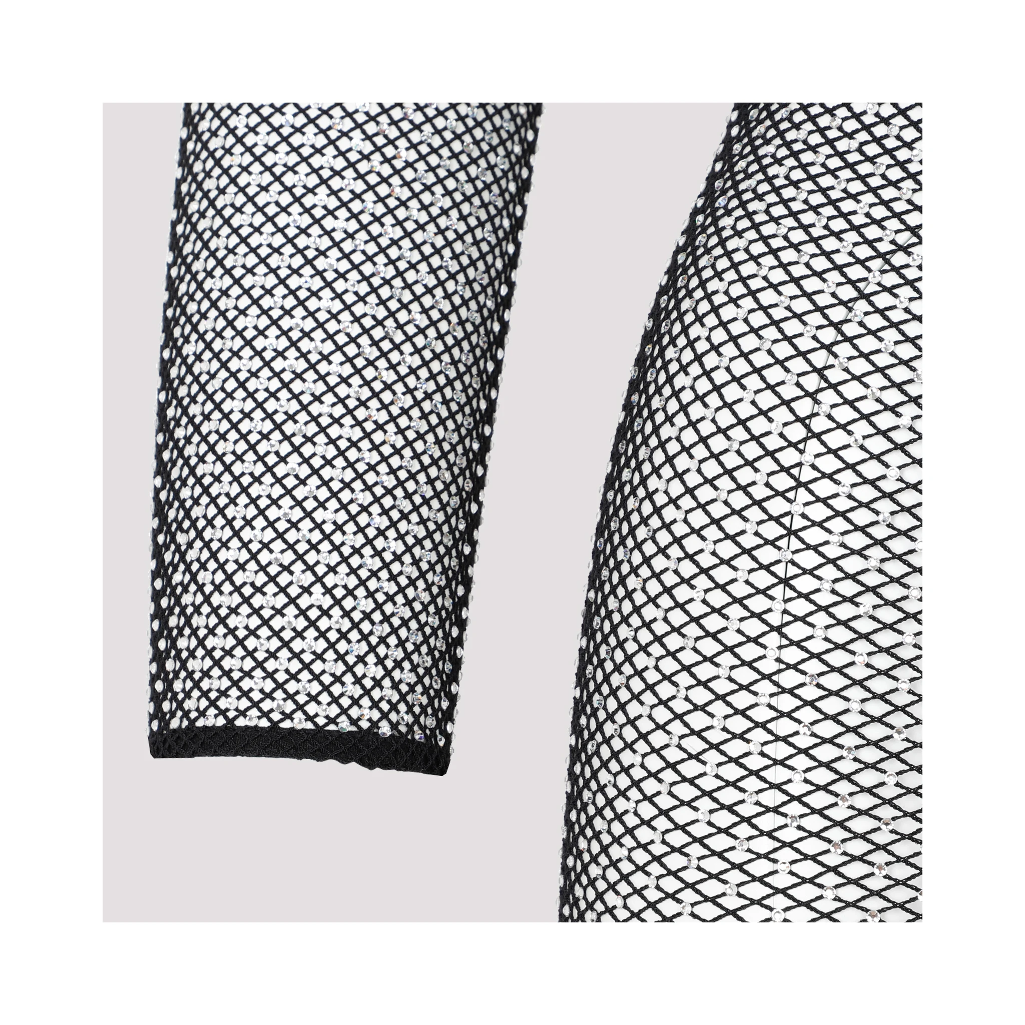 Balenciaga Crystal Mesh Mini Top
