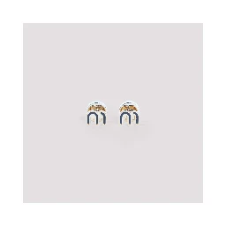 Miu Miu Brass Earrings