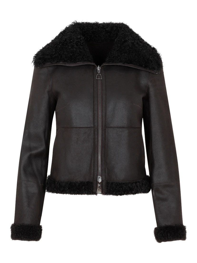 Akris Lamb Leather Jacket