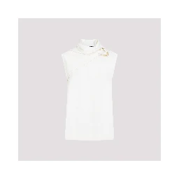 Jil Sander Draped Knitted Tank Top