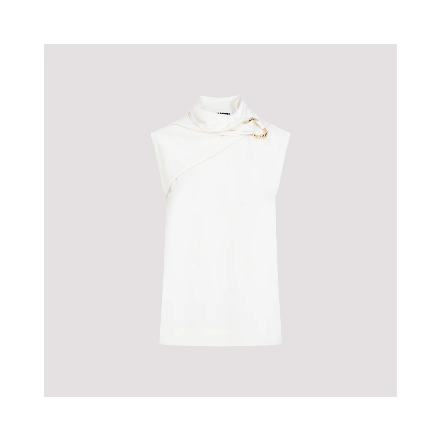Jil Sander Draped Knitted Tank Top