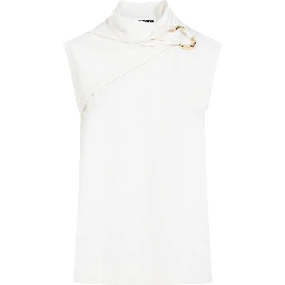 Jil Sander Draped Knitted Tank Top
