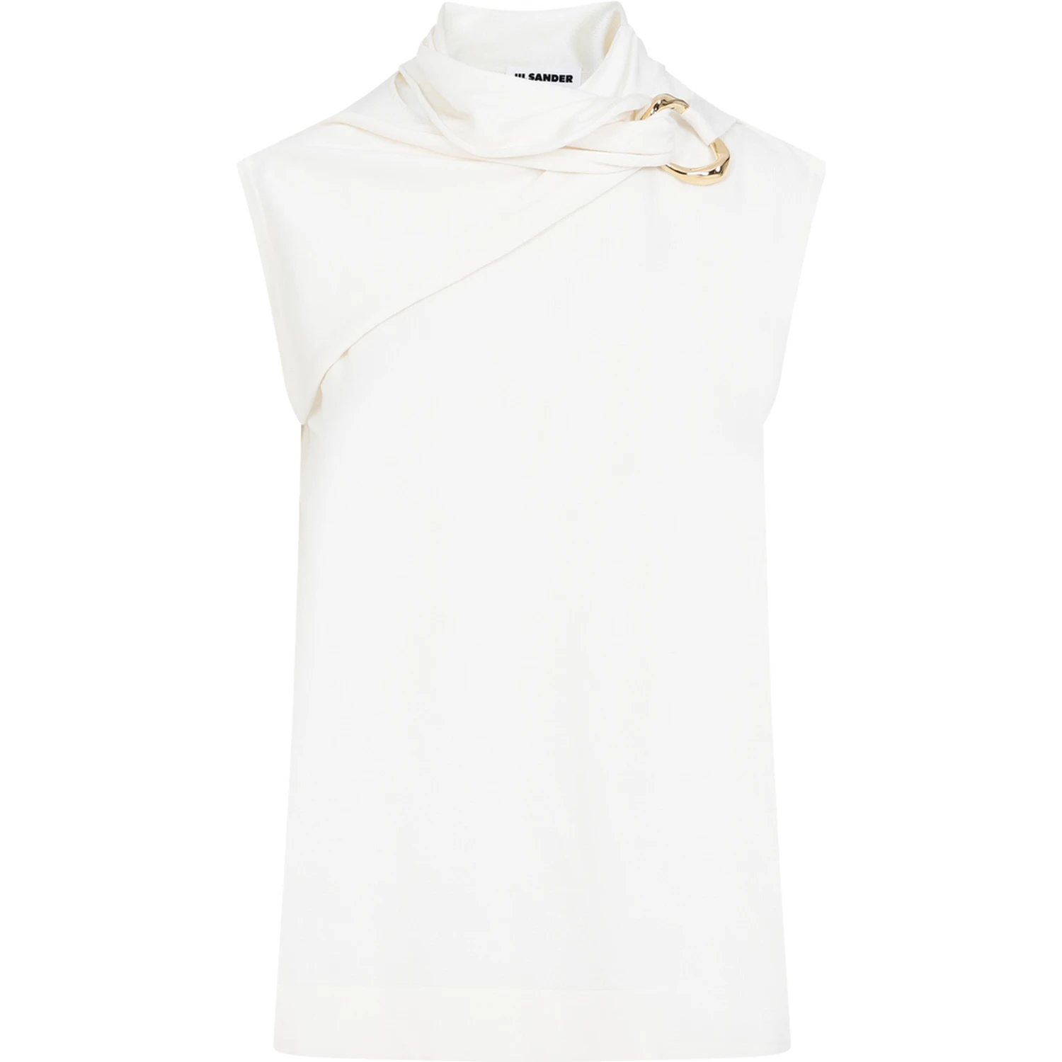 Jil Sander Draped Knitted Tank Top